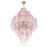 Crystorama Addis 20 Light Chandelier, Brass/Gold/Spring