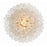 Crystorama Addis 20 Light Chandelier, Aged Brass/White