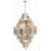 Crystorama Addis 20 Light Chandelier, Polished Chrome/Autumn