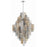 Crystorama Addis 20 Light Chandelier, Polished Chrome/Autumn