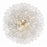 Crystorama Addis 20 Light Chandelier, Polished Chrome/Clear