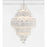 Crystorama Addis 20 Light Chandelier, Polished Chrome/Clear
