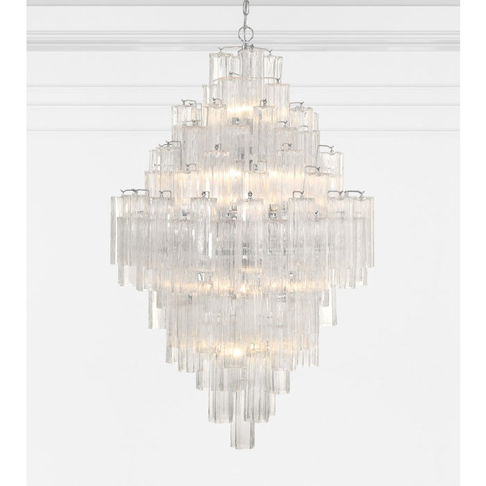 Crystorama Addis 20 Light Chandelier, Polished Chrome/Clear