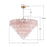 Crystorama Addis 28 Light 49" Chandelier, Aged Brass/Spring
