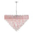 Crystorama Addis 28 Light 49" Chandelier, Polished Chrome/Spring