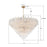 Crystorama Addis 40 Light 62" Chandelier, Aged Brass/Clear