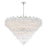 Crystorama Addis 40 Light 62" Chandelier, Polished Chrome/Clear - ADD-329-CH-CL