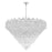 Crystorama Addis 40 Light 62" Chandelier, Polished Chrome/Clear