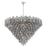 Crystorama Addis 40 Light 62" Chandelier, Polished Chrome/Smoke - ADD-329-CH-SM