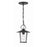 Crystorama Andover 1 Light Outdoor Chandelier, Matte Black
