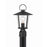 Crystorama Andover Outdoor Post Mount, Matte Black