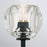 Crystorama Aragon 1 Light 4.5" Sconce, Matte Black/Clear