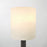 Crystorama Aragon 1 Light 4.5" Sconce, Matte Black/White