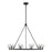 Crystorama Aragon 10 Light Chandelier, Matte Black/Clear