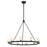 Crystorama Aragon 10 Light Chandelier, Matte Black/White - ARA-10265-MK-ST