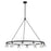 Crystorama Aragon 12 Light Chandelier, Matte Black/Clear