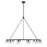 Crystorama Aragon 12 Light Chandelier, Matte Black/Clear