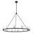 Crystorama Aragon 12 Light Chandelier, Matte Black/White