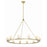 Crystorama Aragon 12 Light Chandelier, Soft Brass