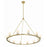 Crystorama Aragon 12 Light Chandelier, Soft Brass