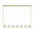 Crystorama Aragon 7 Light Chandelier, Soft Brass/Clear