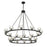 Crystorama Aragon 22 Light 48" Chandelier, Matte Black/Clear - ARA-10268-MK