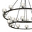 Crystorama Aragon 22 Light 48" Chandelier, Matte Black/Clear