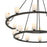 Crystorama Aragon 22Lt 46.75" Chandelier, Matte Black/White