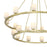 Crystorama Aragon 22 Light 46.75" Chandelier, Soft Brass/White