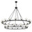 Crystorama Aragon 30 Light Chandelier, Matte Black/Clear - ARA-10269-MK