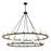 Crystorama Aragon 30 Light Chandelier, Matte Black/White - ARA-10269-MK-ST