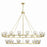 Crystorama Aragon Chandelier, Soft Brass/Clear