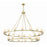 Crystorama Aragon 30 Light Chandelier, Soft Brass