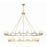 Crystorama Aragon 30 Light Chandelier, Soft Brass