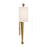 Crystorama Ardson 1 Light Sconce, Vibrant Gold/White