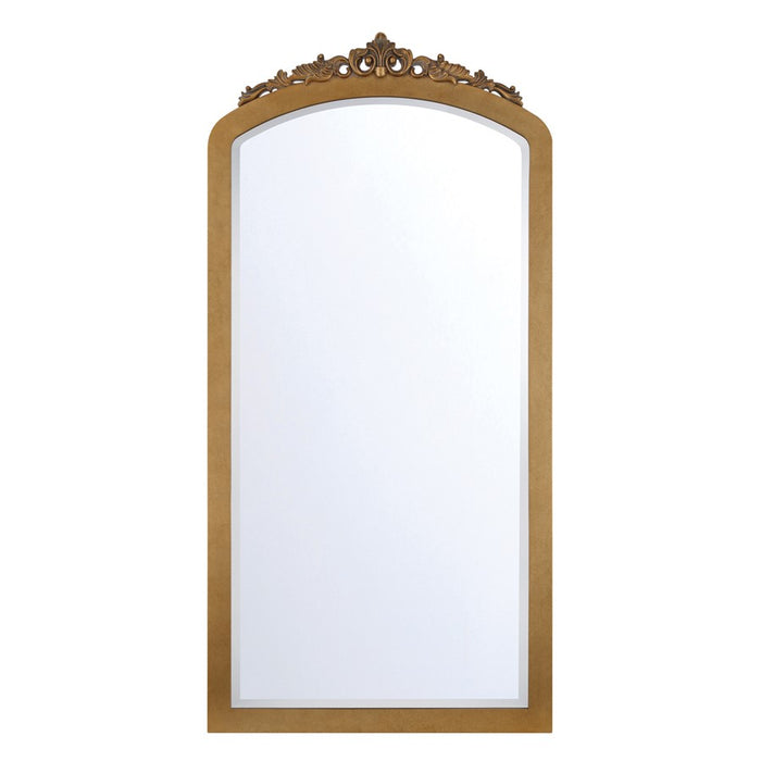 Crystorama Arden 36" Mirror, Burnished Brass