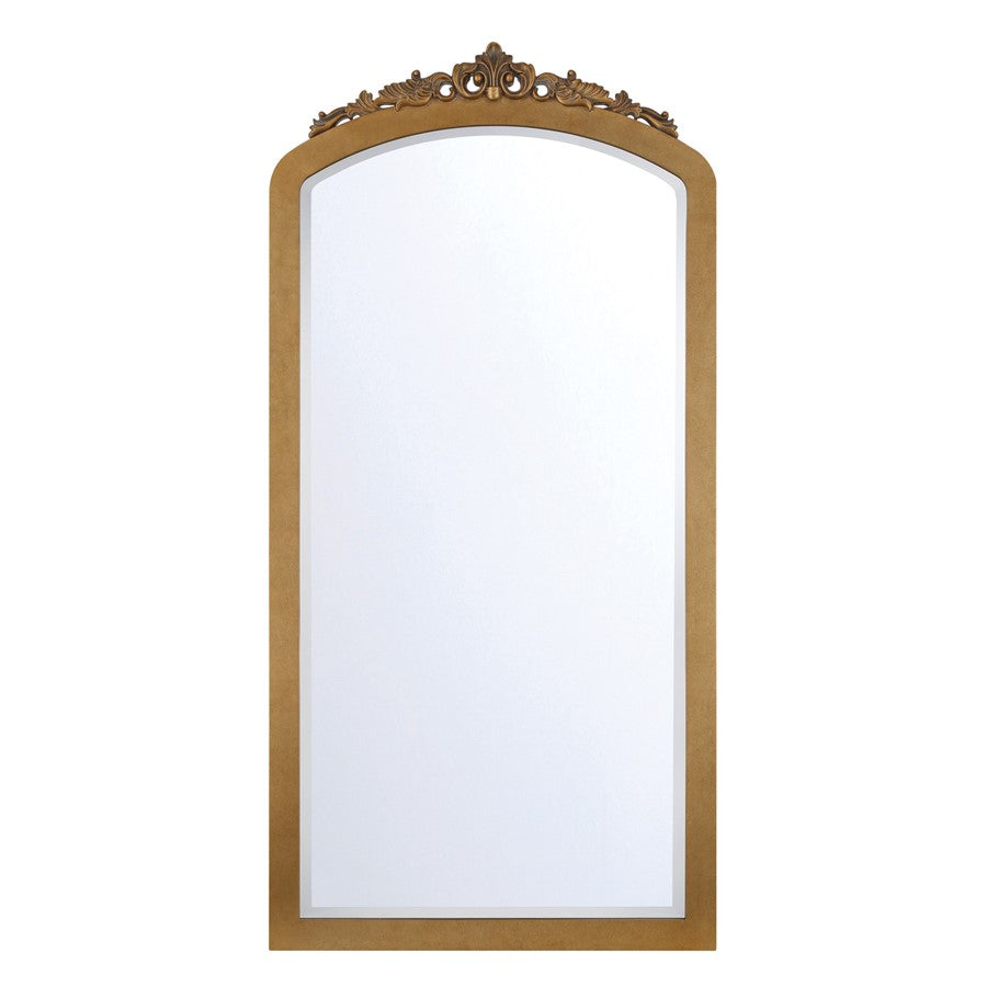 Crystorama Arden 36" Mirror, Burnished Brass