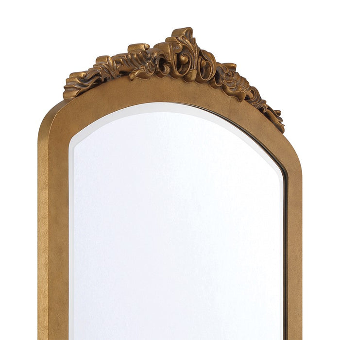 Crystorama Arden 36" Mirror, Burnished Brass
