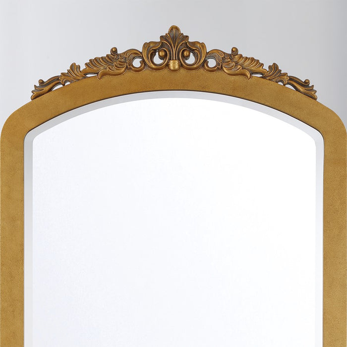 Crystorama Arden 36" Mirror, Burnished Brass