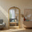Crystorama Arden 36" Mirror, Burnished Brass