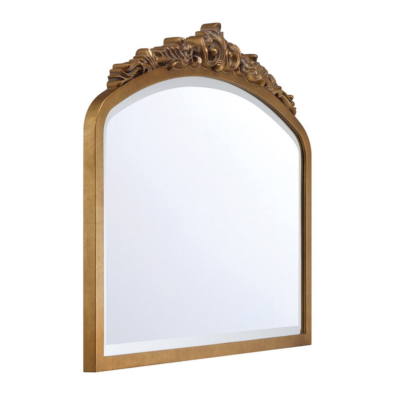 Crystorama Arden 40" Mirror, Burnished Brass