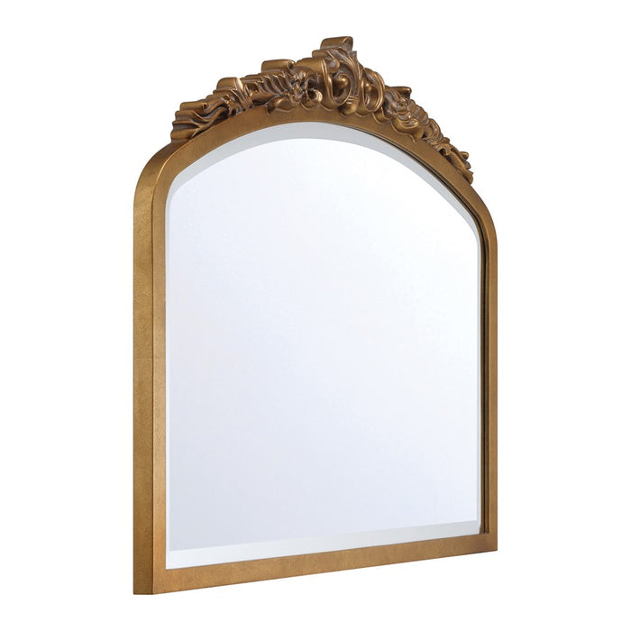 Crystorama Arden 40" Mirror, Burnished Brass