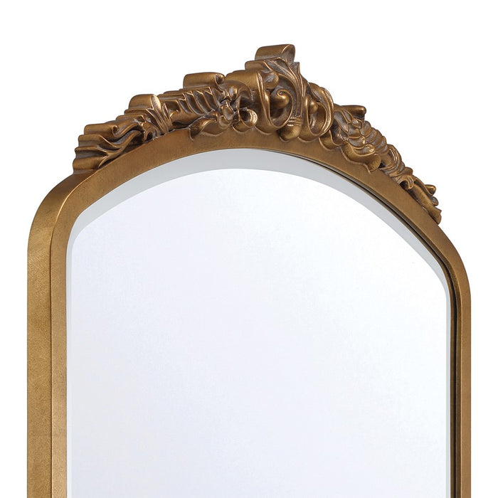 Crystorama Arden 40" Mirror, Burnished Brass