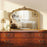 Crystorama Arden 40" Mirror, Burnished Brass
