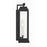 Crystorama Aspen 1 Light Outdoor Sconce, Matte Black