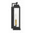 Crystorama Aspen 1 Light Outdoor Sconce, Matte Black