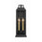 Crystorama Aspen 2 Light Outdoor Sconce, Matte Black