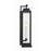 Crystorama Aspen 2 Light Outdoor Sconce, Matte Black