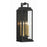 Crystorama Aspen 4 Light Outdoor Sconce, Matte Black