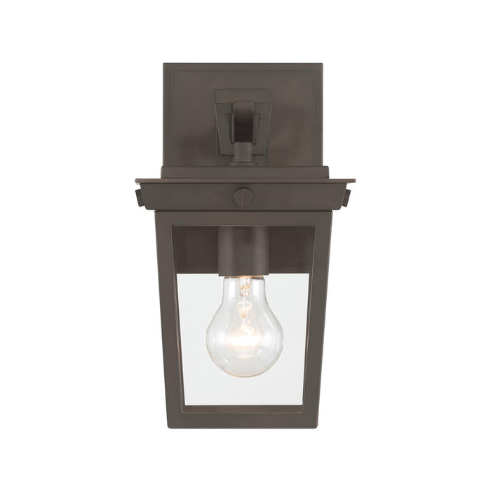 Crystorama Belmont 1 Light 6.5" Outdoor Sconce, Twilight Bronze